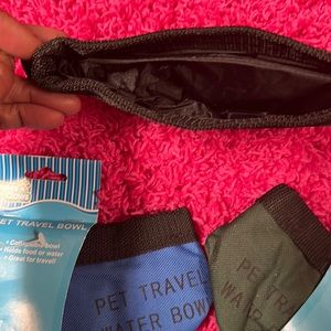 Pet travel water bowls